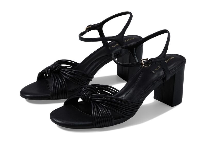 アンクライン レディース シューズ ヒール Anne Klein Renatta Black ブラック