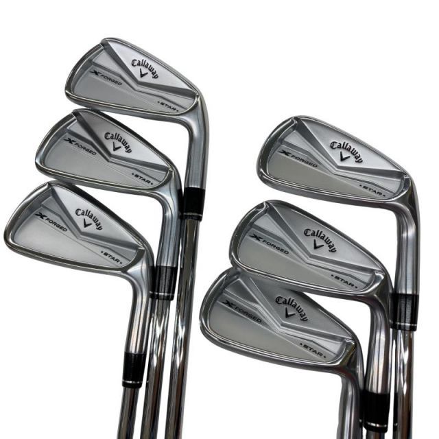 【中古】 キャロウェイ X FORGED STAR(2024) 6S アイアンセット IR NS PRO MODUS3 TOUR105 (フレックスS) メンズ 男性用 右利き 右用 Bランク ゴルフクラブ