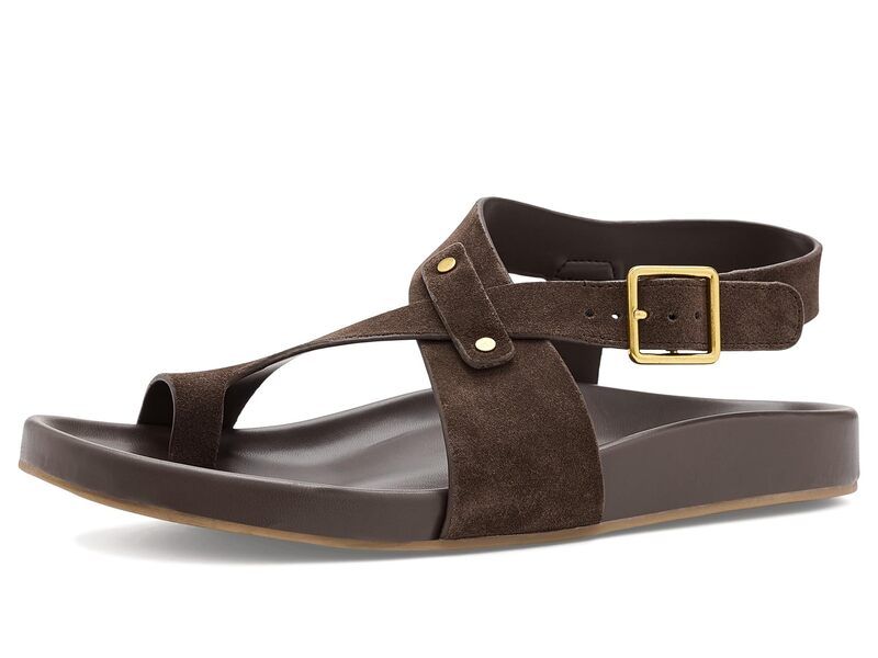 フランコサルト レディース シューズ サンダル Franco Sarto LBlair Strappy Sandals Umber Dark Brown Suede ブラウン