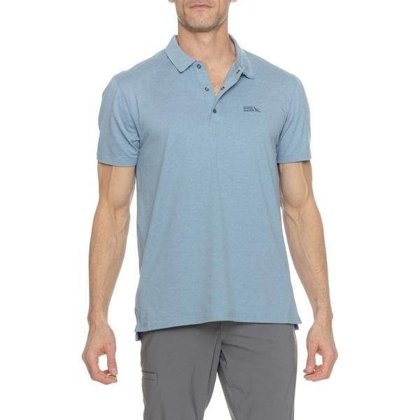 エディー バウアー メンズ トップス ポロシャツ Eddie Bauer Mountain Trek 20 Polo Shirt Short Sleeve Blufog