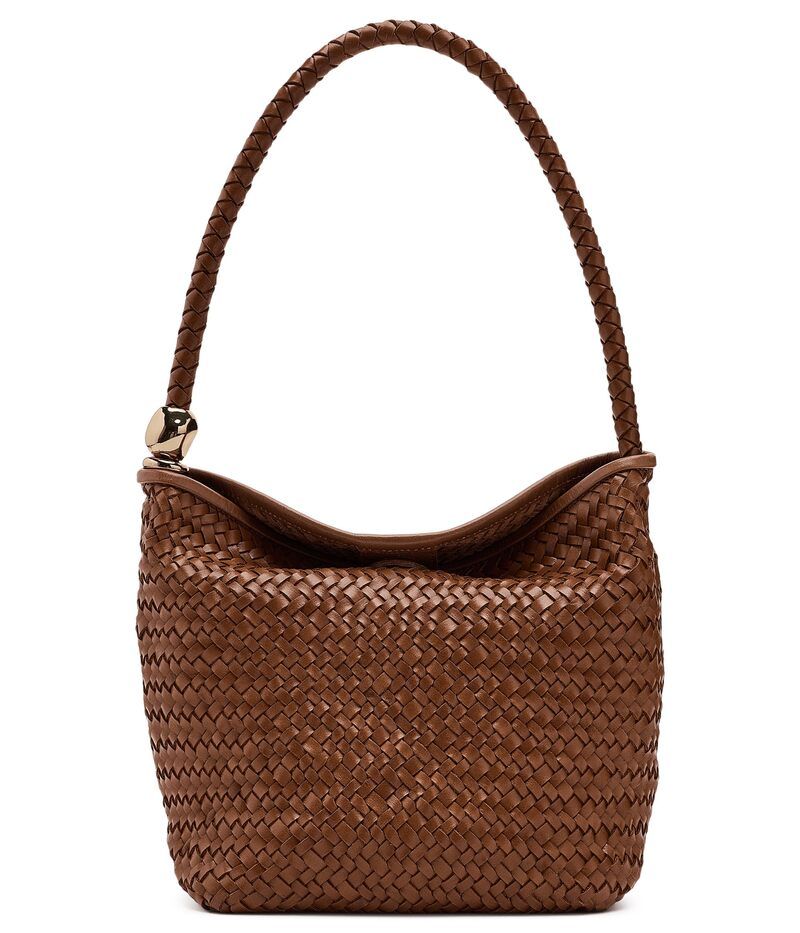 メイドウェル レディース バッグ Madewell Handwoven Shoulder W Beads Burnt Sienna