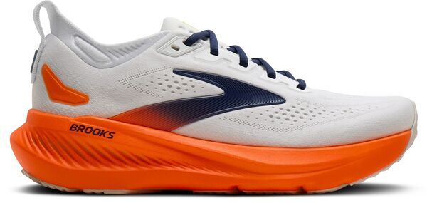 ブルックス メンズ シューズ スニーカー Brooks Mens Glycerin 23 Running Shoes WhiteNavyOrange ホワイト