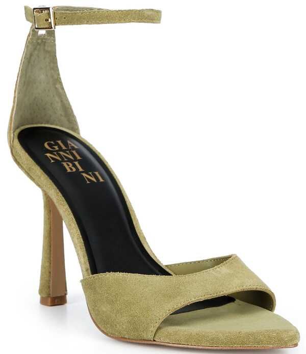 ジャンビニ レディース シューズ ヒール サンダル スエード Gianni Bini Grady Suede Stiletto Dressandals Bossy Moss