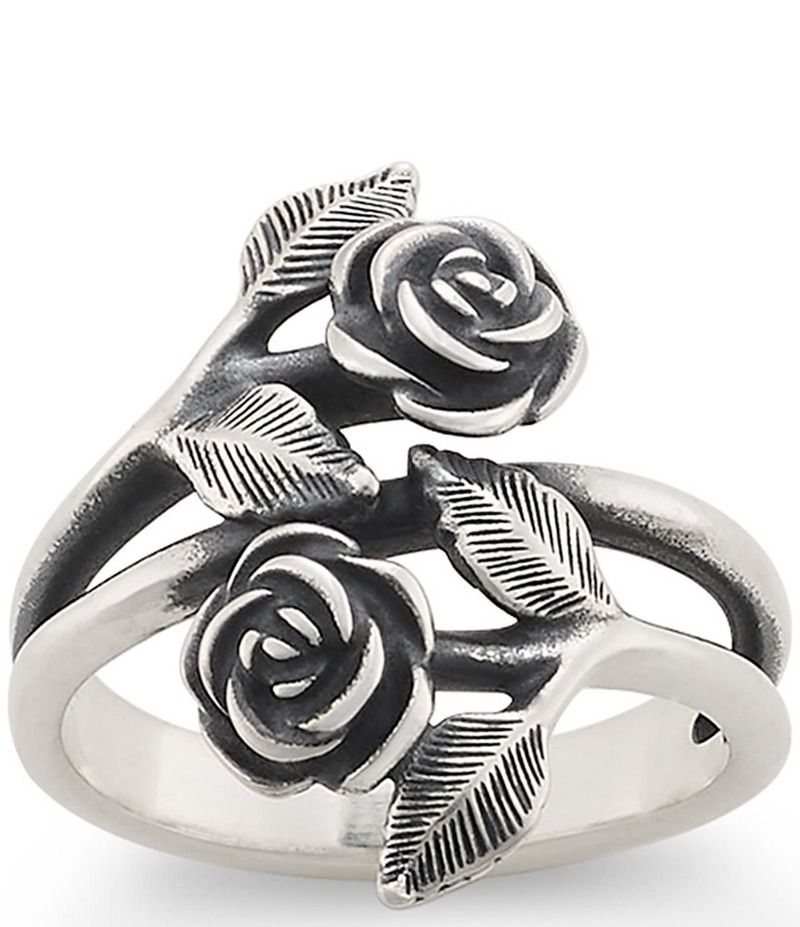 ジェームズ エイヴリー レディース アクセサリー 指輪 James Avery Rose Wrap Ring Sterling Silver シルバー