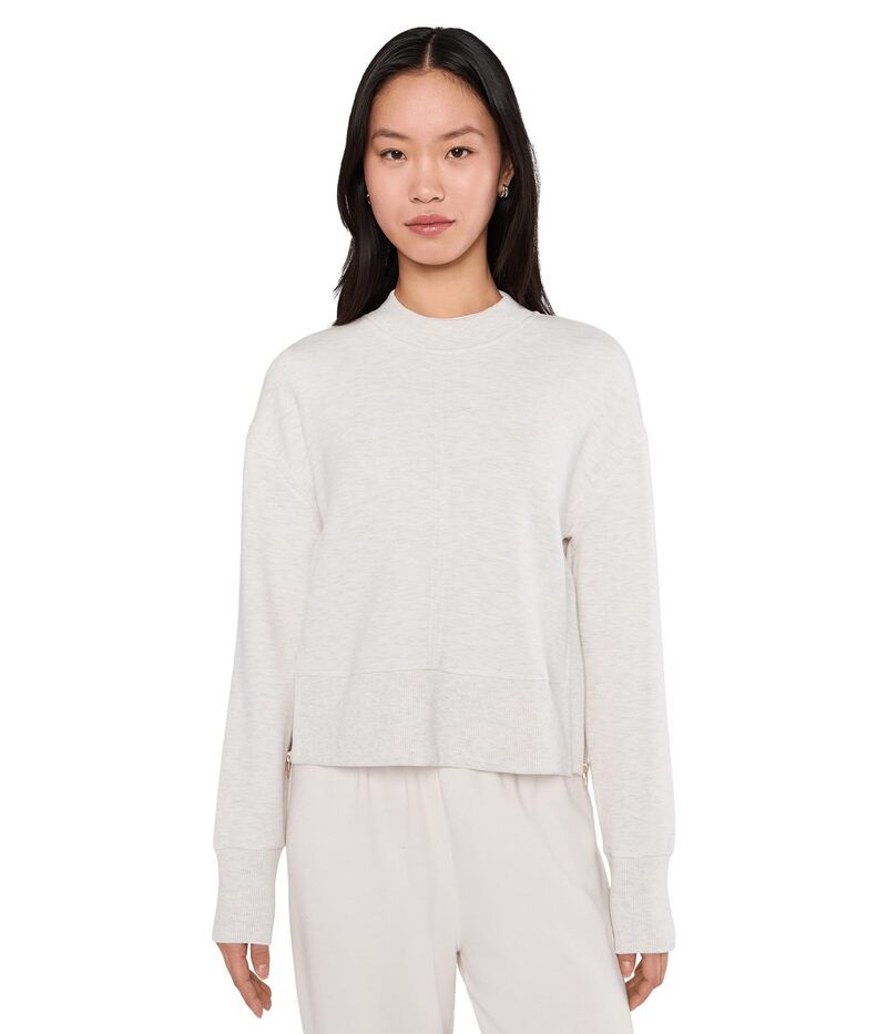 バーレイ レディース アウター パーカー・スウェット Varley Philippe Crop Sweat Ivory Marl アイボリー