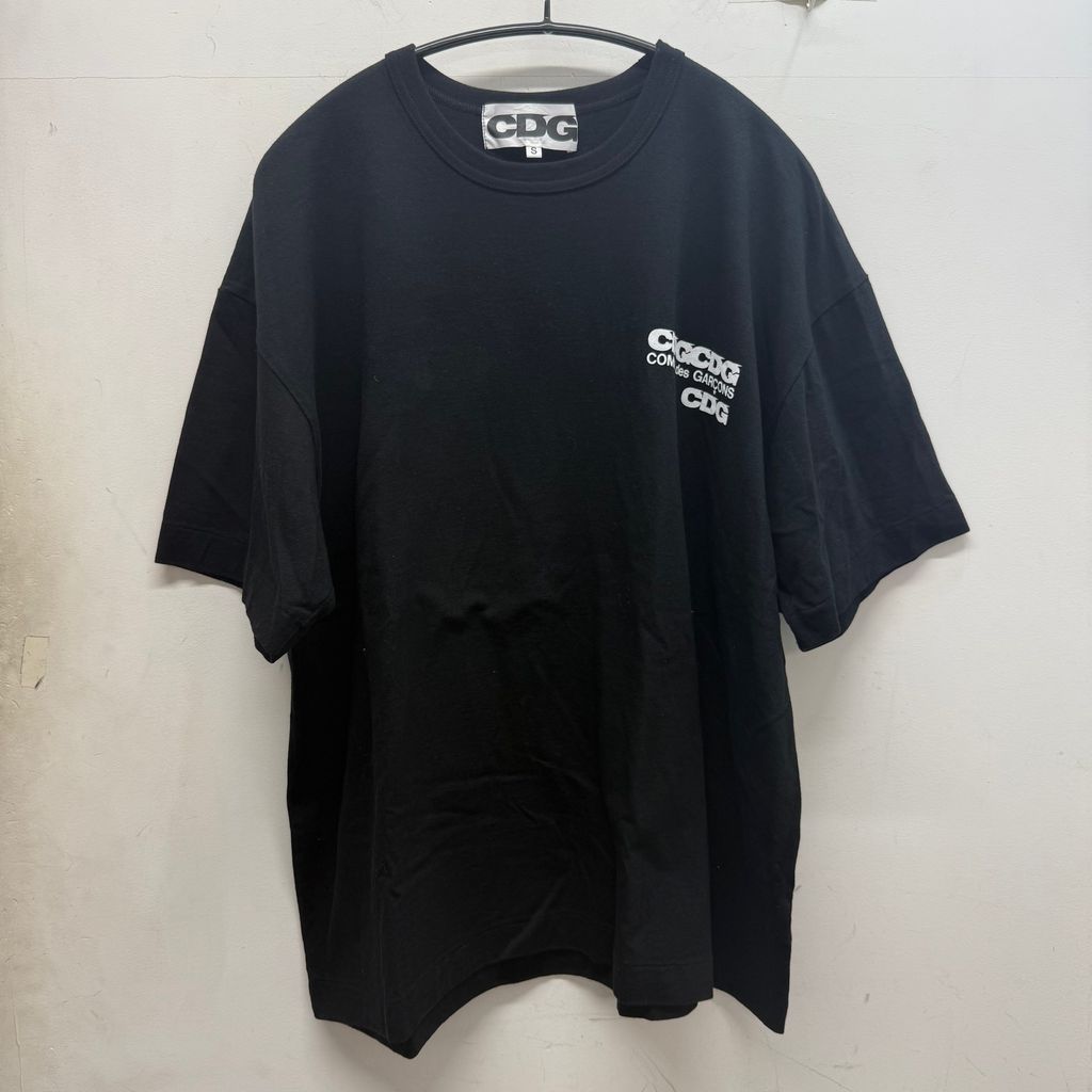 CDG シーディージー Logo Print T-Shirt 半袖Tシャツ SZ-T058 ブラック