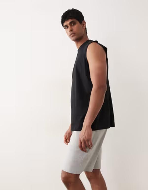 オンリーアンドサンズ メンズ ボトムス ハーフパンツ・ショーツ リラックスフィット ショートパンツ ONLY SONS relaxed fit airflex shorts in light Gray