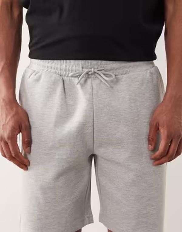 オンリーアンドサンズ メンズ ボトムス ハーフパンツ・ショーツ リラックスフィット ショートパンツ ONLY SONS relaxed fit airflex shorts in light Gray
