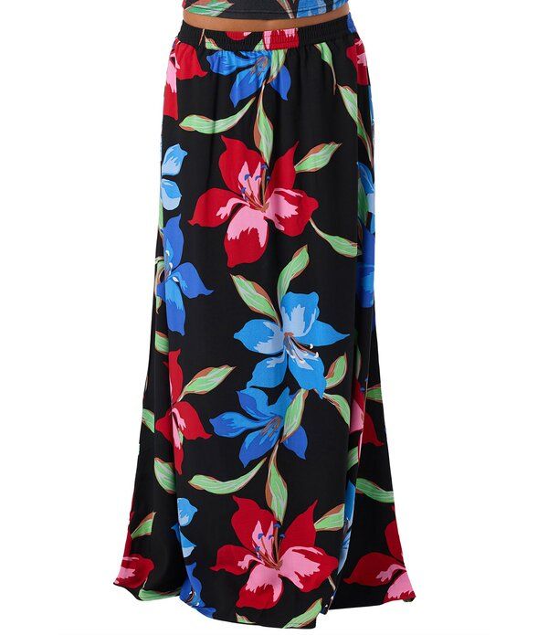 オニール レディース ボトムスカート フラワー柄 プリント フラワー ONeillindon Floral Printed Skirt Black ブラック
