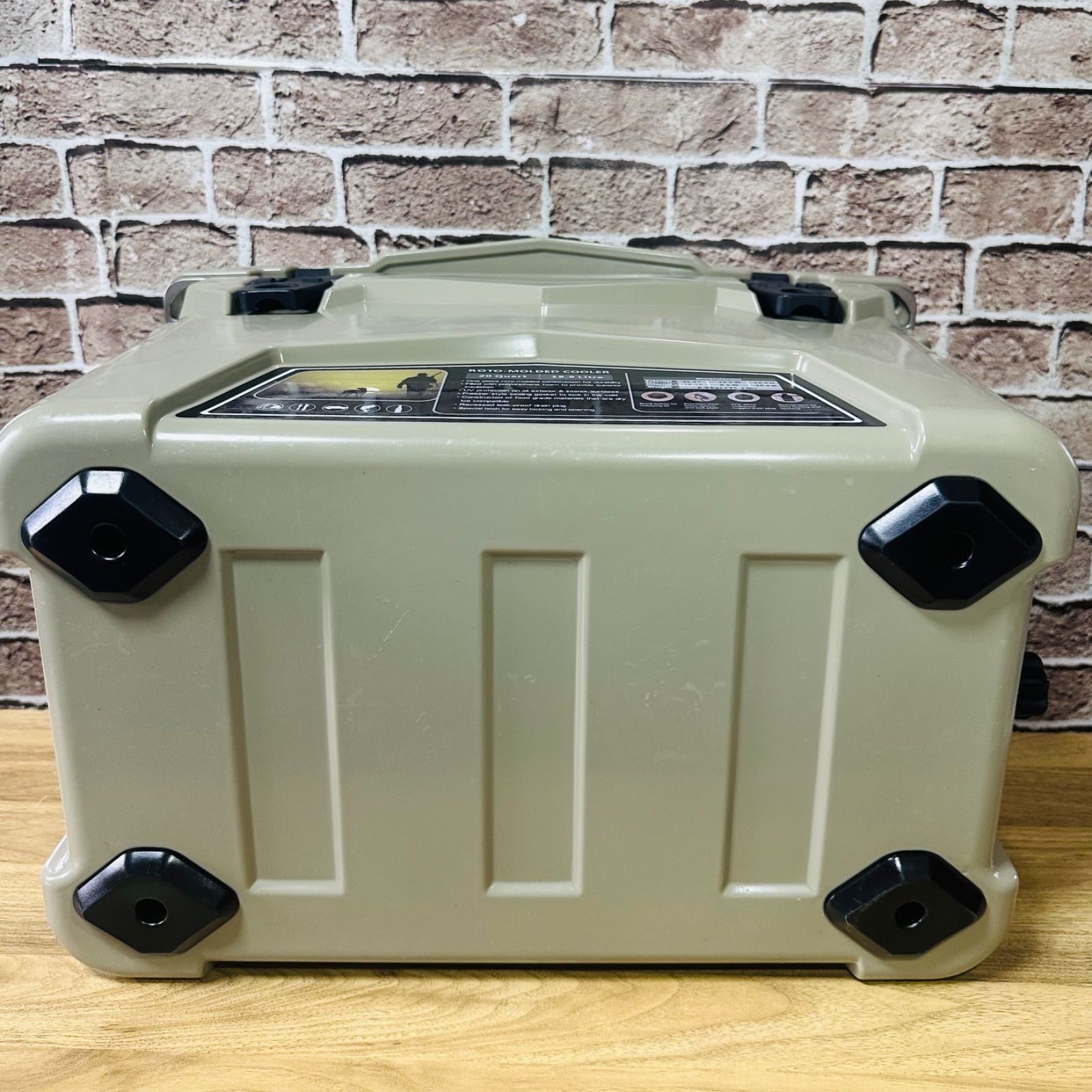 DVERG ICELAND クーラーボックス 20QT オリーブグレー 18.9L 保冷 