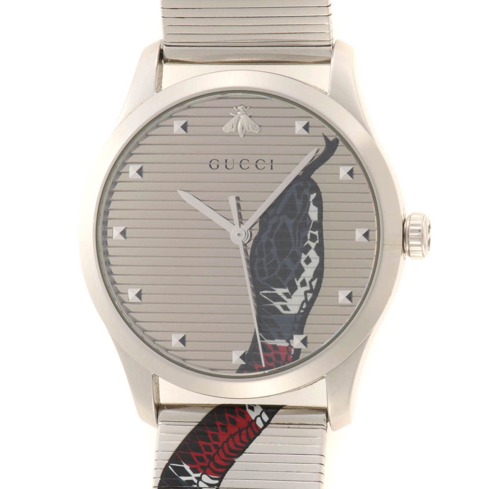 GUCCI グッチ 126.4 スネーク・クオーツ 126.4 腕時計 ステンレス