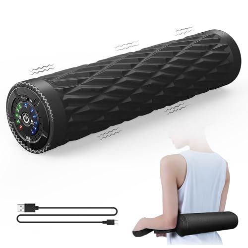 フォームローラー 電動 筋膜リリース 【筋トレ専門家推薦×Poco'ce 掲載】 4000mAh大容量電池内蔵 6段階振動レベル 循環モード パワフル振動 EVA素材 筋膜ローラー ストレッチローラー 足/腰/肩/首/背中 自宅/オフィス/ジム プレゼンpms