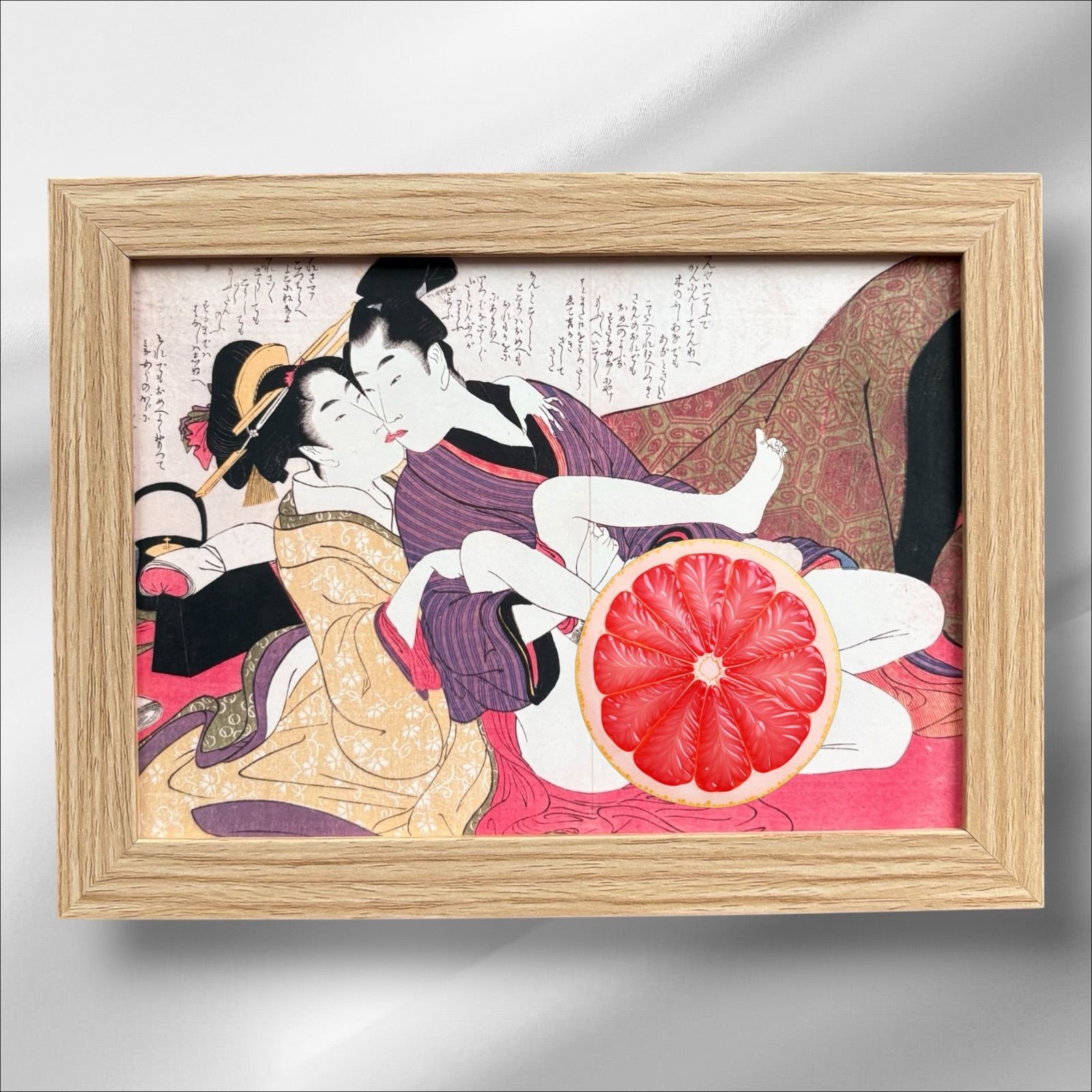 喜多川歌麿 春画 浮世絵 艶絵 江戸美術 日本美術 古典絵画 複製画