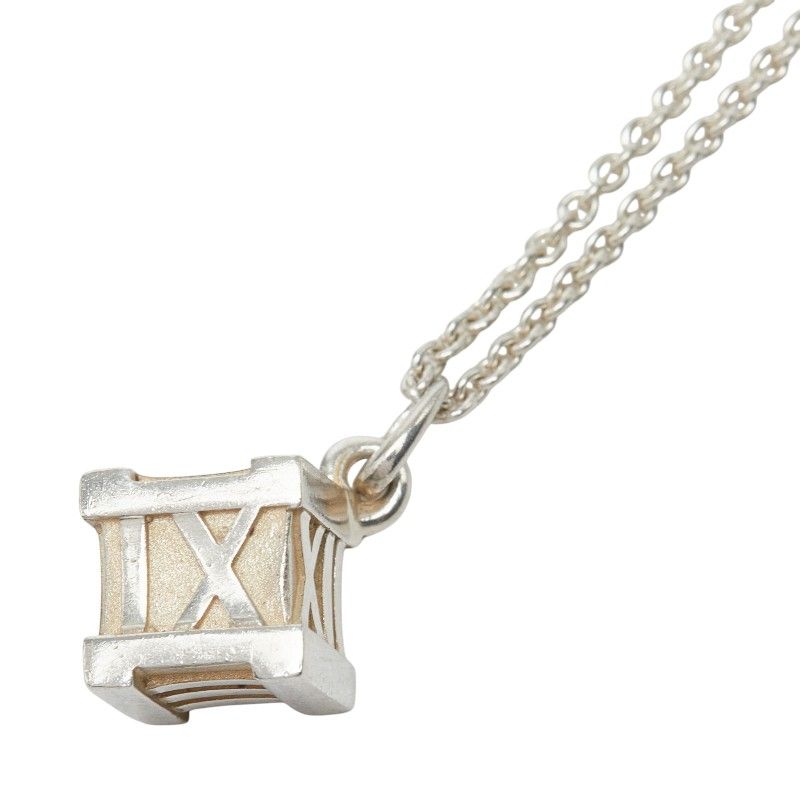ティファニー アトラスキューブ ネックレス SV925 シルバー レディース TIFFANY&Co.【1-0277137】