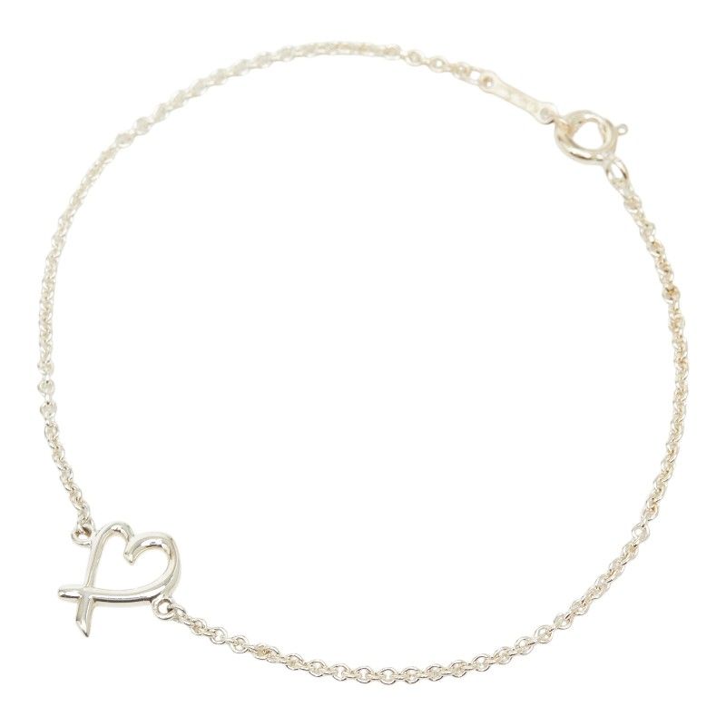 ティファニー パロマ ピカソ ラビングハート ブレスレット SV925 シルバー レディース TIFFANY&Co.【1-0277686】