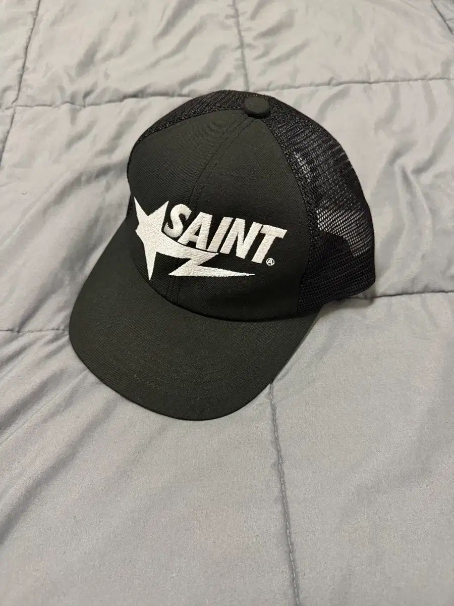 SAINT MICHAEL A BATHING APE アベイシングエイプ キャップ ブラック ほぼ新品 出品