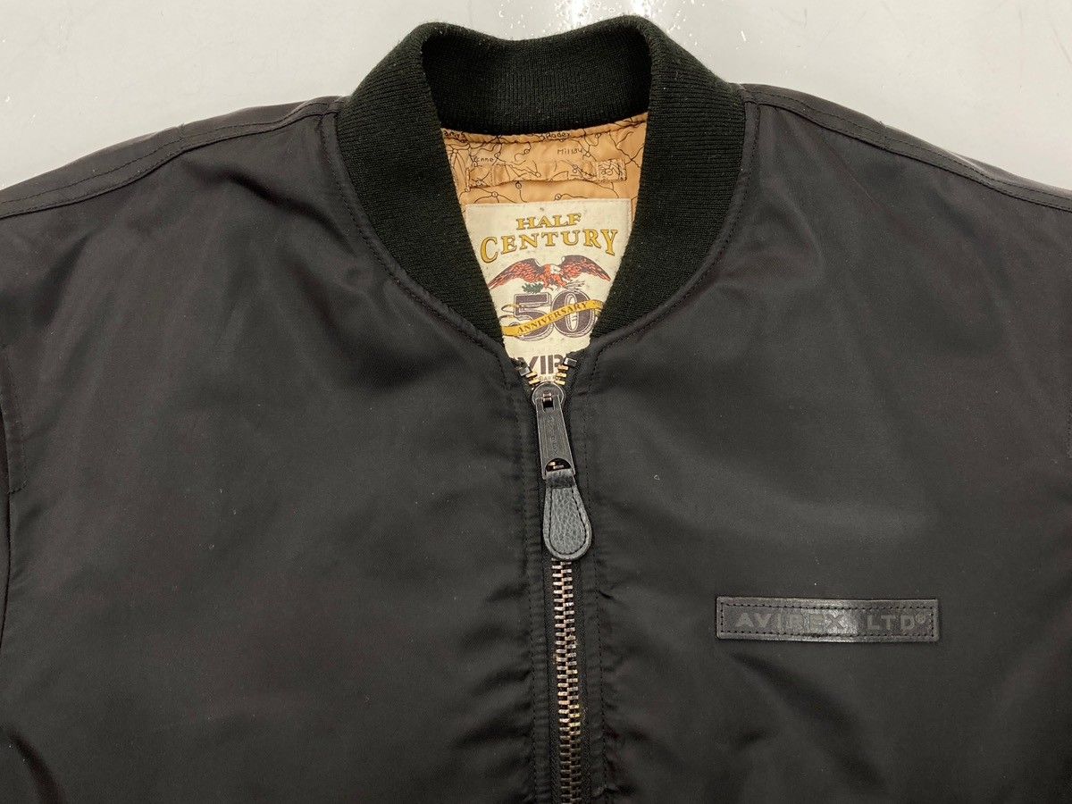 アビレックス AVIREX 50th Anniversary MA-1 SIGNATURE BIG LOGO