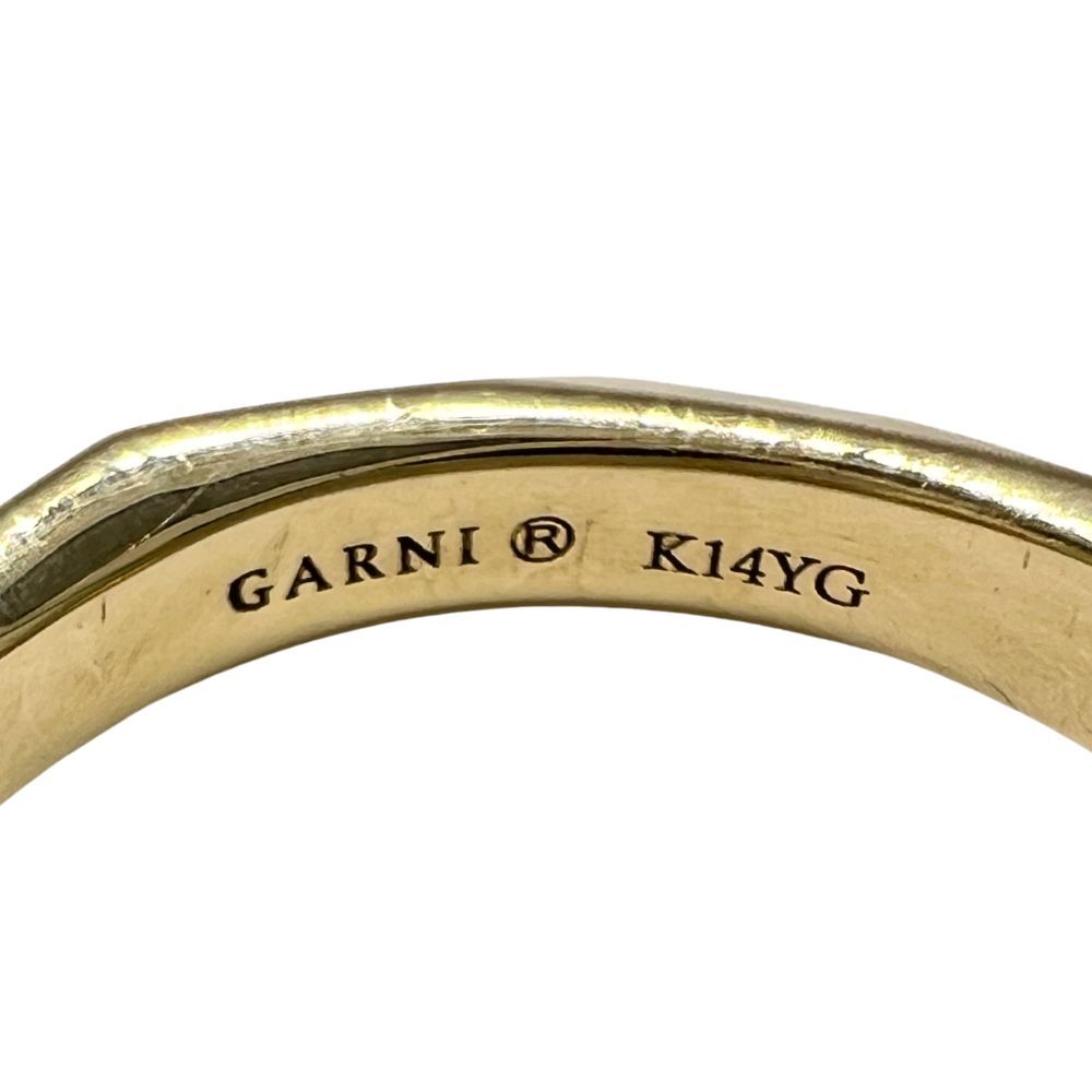 GARNI ガルニ K14YG イエローゴールド リング 17号 正規品 / 41303