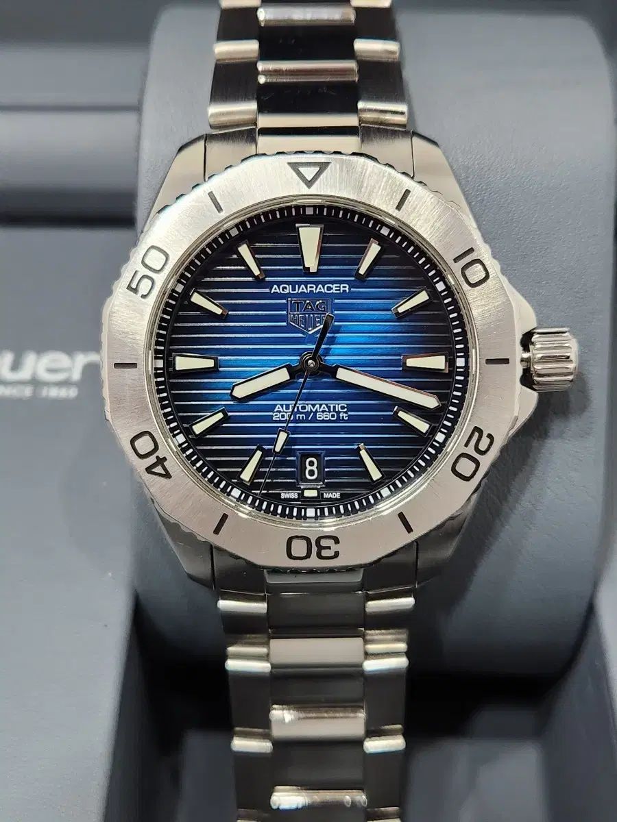 TAG Heuer タグ・ホイヤー アクア 레이서 プロフェッショナル200 ブルー オートマチック 40mm