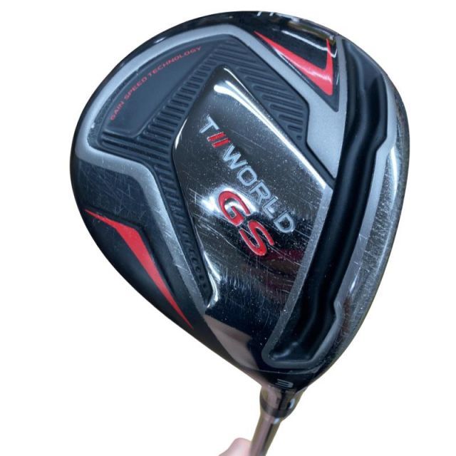 【中古】 本間ゴルフ TOUR WORLD GS 3W(15°) フェアウェイウッド FW SPEED TUNED 48 (フレックスSR) メンズ 男性用 右利き 右用 Cランク ゴルフクラブ