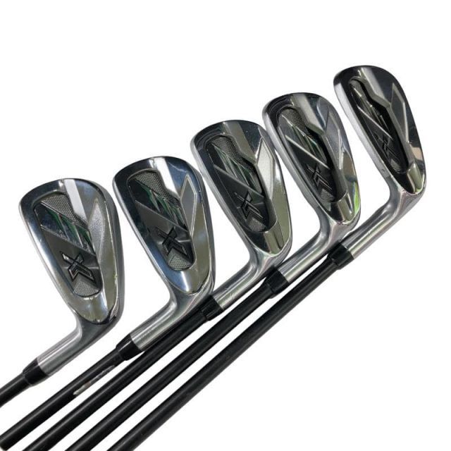 【中古】 ダンロップ XXIO(2022) eks 5S アイアンセット IR Miyazaki AX-2(IR) (フレックスS) メンズ 男性用 右利き 右用 Cランク ゴルフクラブ