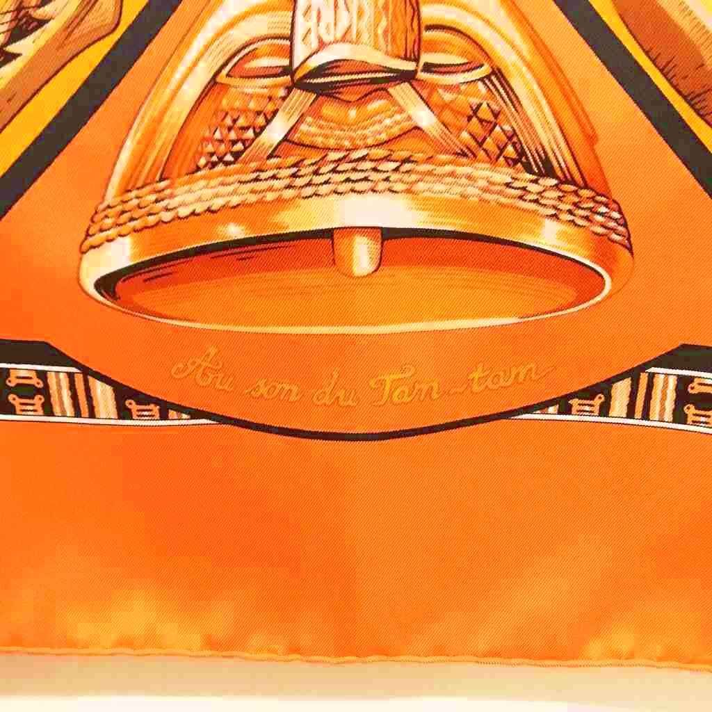 エルメス HERMES Au son du Tam tam タムタムの音に合わせて カレ90