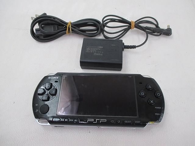 中古品 ゲーム PSP 本体 PSP3000 PSP-3000 ピアノブラック 動作品 本体のみ 充電器付き