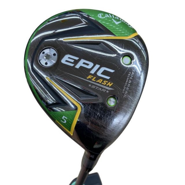 【中古】 キャロウェイ EPIC FLASH STAR 5W フェアウェイウッド FW Speeder EVOLUTION for CW(フェアウェイ) (フレックスS) メンズ 男性用 右利き 右用 Cランク ゴルフクラブ
