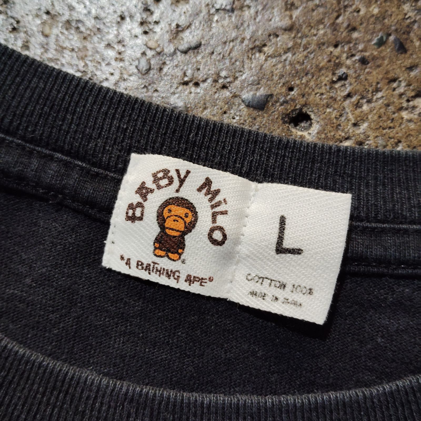 A BATHING APE × KAWS 2005 Baby Milo カットソー アベイシングエイプ