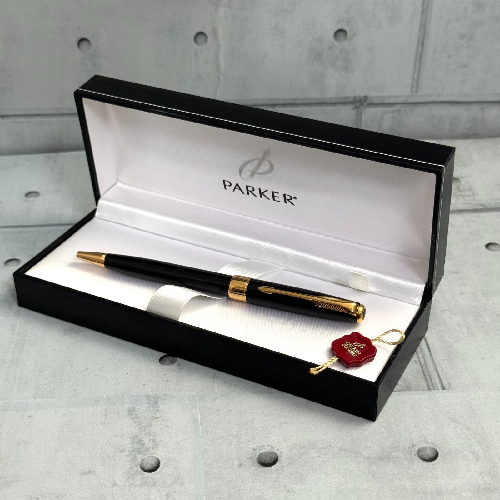 箱付き／美品】PARKER パーカー ソネット ラックブラックGT ボールペン
