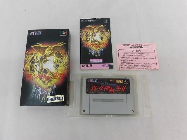 中古品 ゲーム スーパーファミコン ソフト 真・女神転生II 箱説付き
