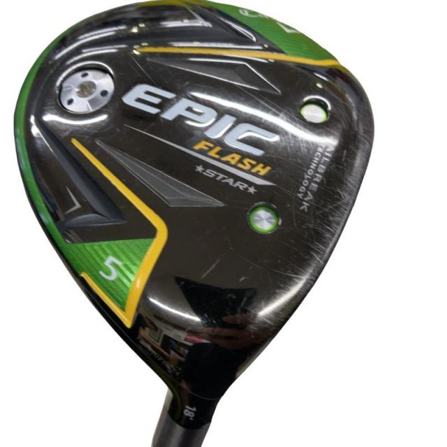 【中古】 キャロウェイ EPIC FLASH STAR 5W フェアウェイウッド FW Speeder EVOLUTION for CW(フェアウェイ) (フレックスSR) メンズ 男性用 右利き 右用 Cランク ゴルフクラブ