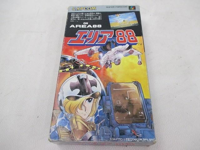 中古品 ゲーム スーパーファミコン ソフト エリア88 箱・説付き - メルカリ