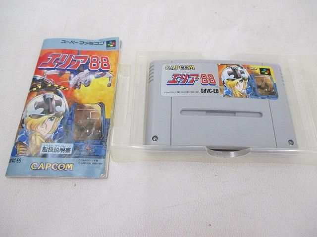 スーパーファミコンソフト中古動作品１個の出品です。 中古品 ゲーム スーパーファミコン ソフト エリア88 箱・説付き - メルカリ