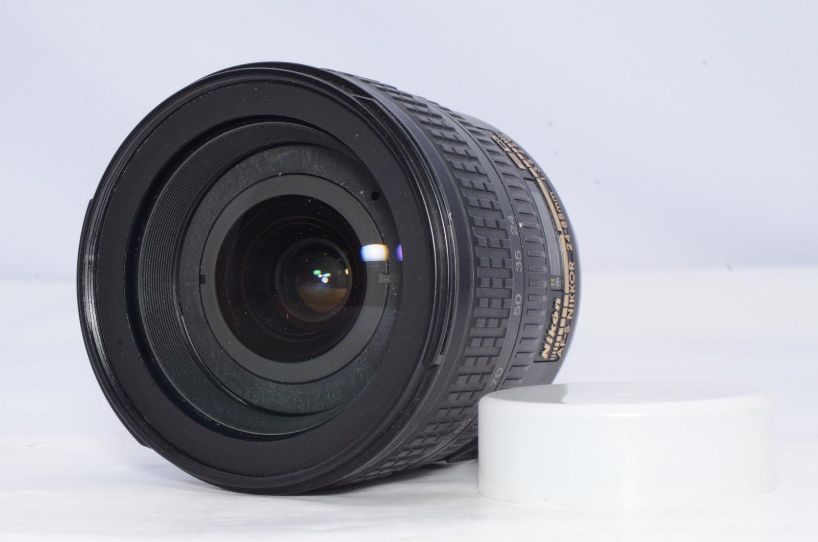 니콘 AF-S 24-85mm f/3.5-4.5g VR 표준 줌 프론트 볼 (소형 카빌리아 캡 포함) 작동 확인