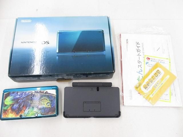 訳あり ゲーム ニンテンドー3DS 本体 CTR-001 アクアブルー 箱付き
