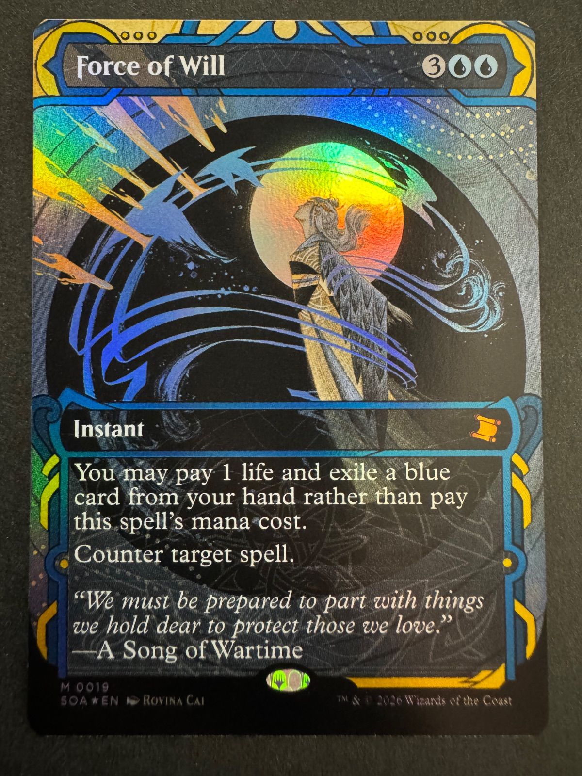 MTG 意志の力　英語　foil SOA ミスティカルアーカイブ　ストリクスヘイヴンの秘密