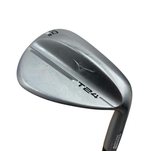 【中古】 ミズノ Mizuno T24(ソフトホワイトサテン) 50°/08° S ウェッジ WG 純正特注シャフト (フレックスX) メンズ 男性用 右利き 右用 Cランク ゴルフクラブ
