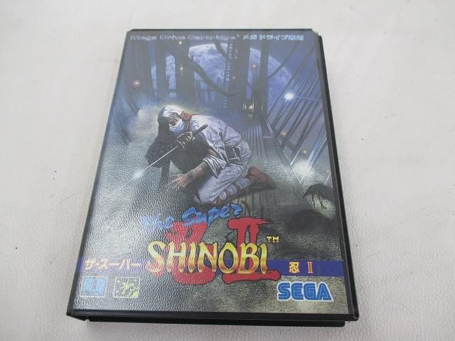 中古品 ゲーム セガ メガドライブ ソフト ザ・スーパー 忍II 箱説付き
