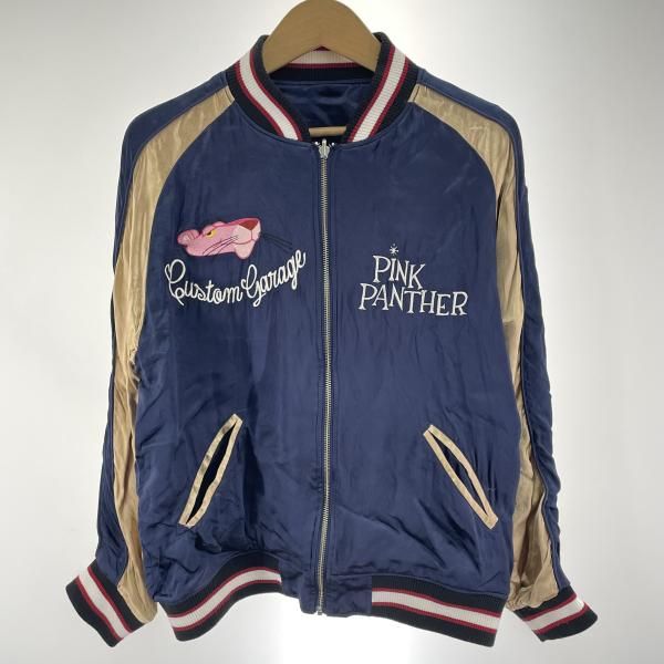 【中古】FLAG STAFF Pink Panther リバーシブル刺繍 スカジャン 493025 サイズL[91]