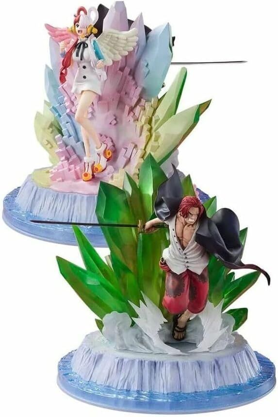 【新品】フィギュアーツZERO ［超激戦］ワンピース シャンクス＆ウタ -ONE PIECE FILM RED Ver.- 約240mm PVC＆ABS製 塗装済み完成品フィギュア