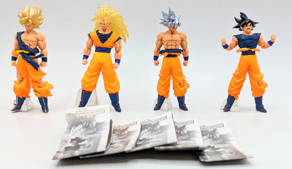 バンダイ HGドラゴンボール 01 GOKU EDITION 全4種セット - メルカリ