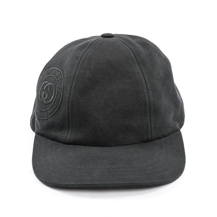 GUCCI グッチ 帽子 エンブロイダリー付きベースボールキャップ 854115