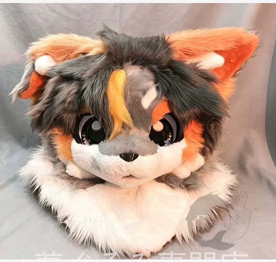 狼　犬　猫　着ぐるみ 　ヘッド ケモノ ファースーツ ぬいぐるみ コスプレ コスチューム Kurumi 一点物 D253 90,750円