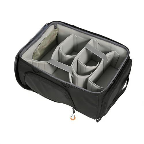 TARION カメラインサートバッグ レンズ用保護バッグ DSLR/SLR対応 折りたたみ式ポーチ 防水シェルコア Mサイズt