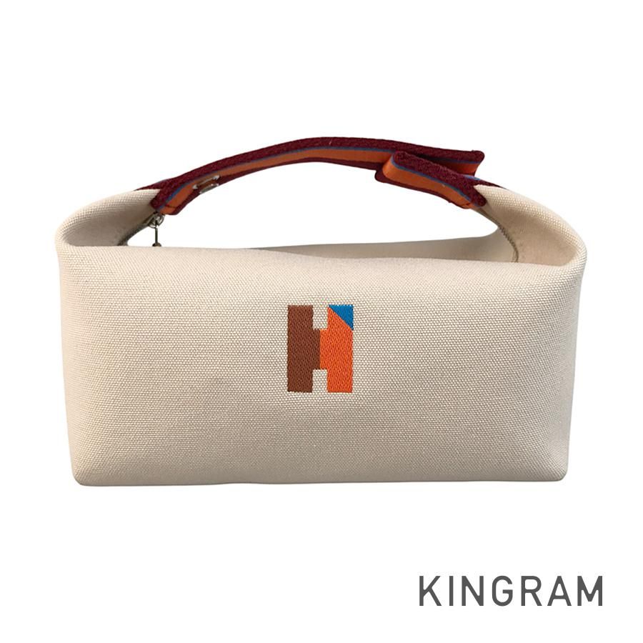エルメス HERMES ブリッド ア ブラック PM キャンバス ハンドバッグ sh【中古】