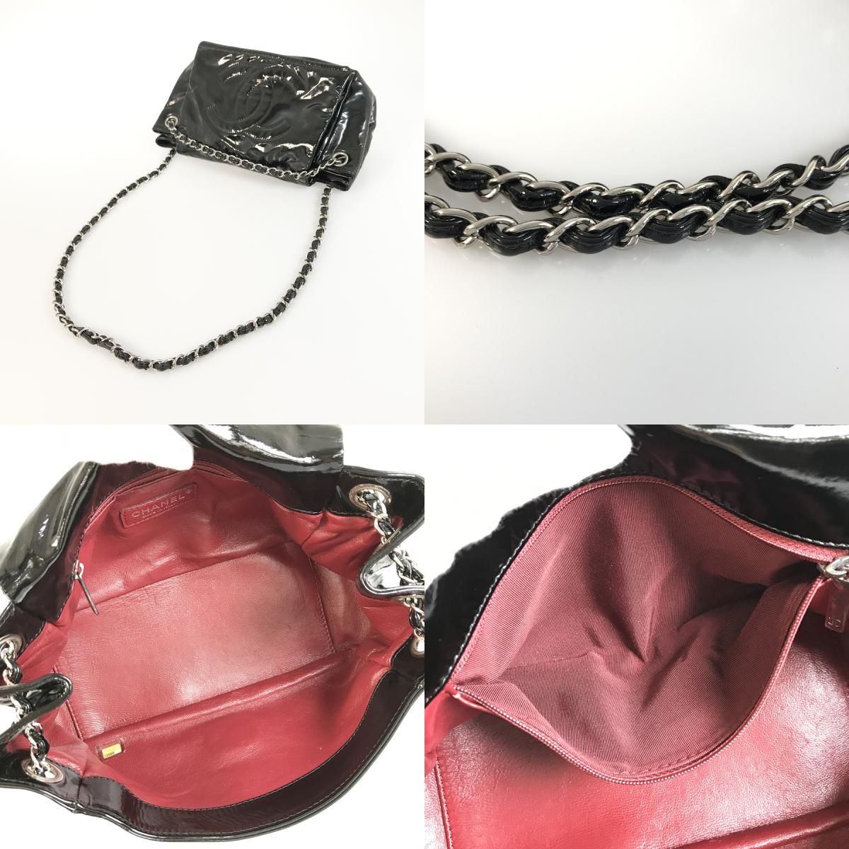 シャネル CHANEL パテントレザー ショルダーバッグ sh【中古】 - メルカリ