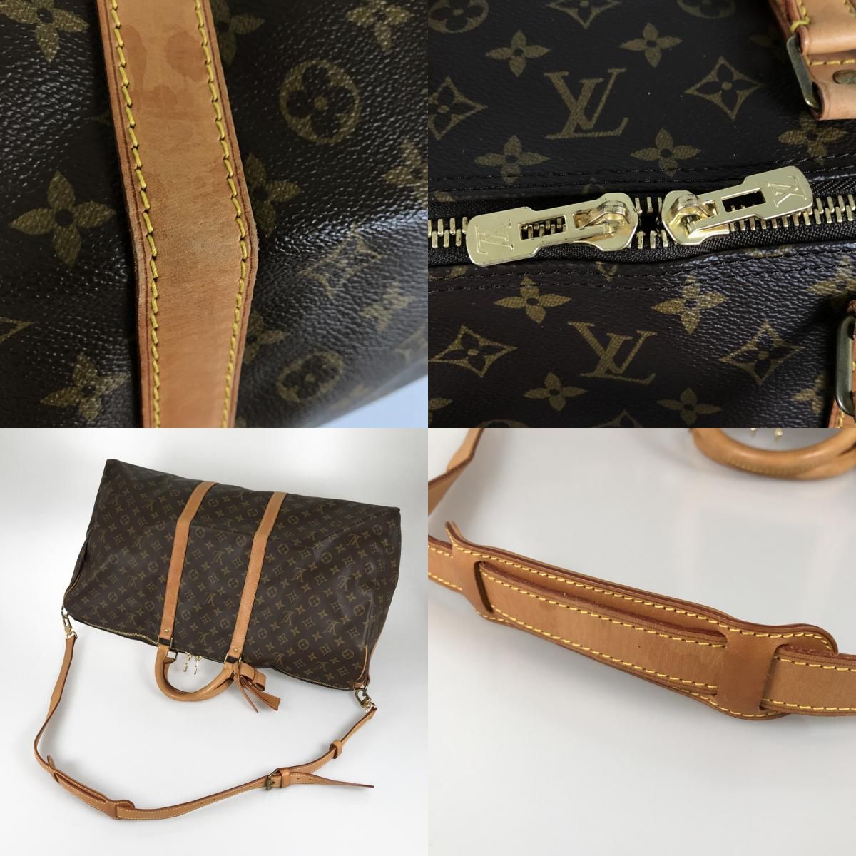 ルイ・ヴィトン LOUIS VUITTON モノグラム キーポル バンドリエール 60