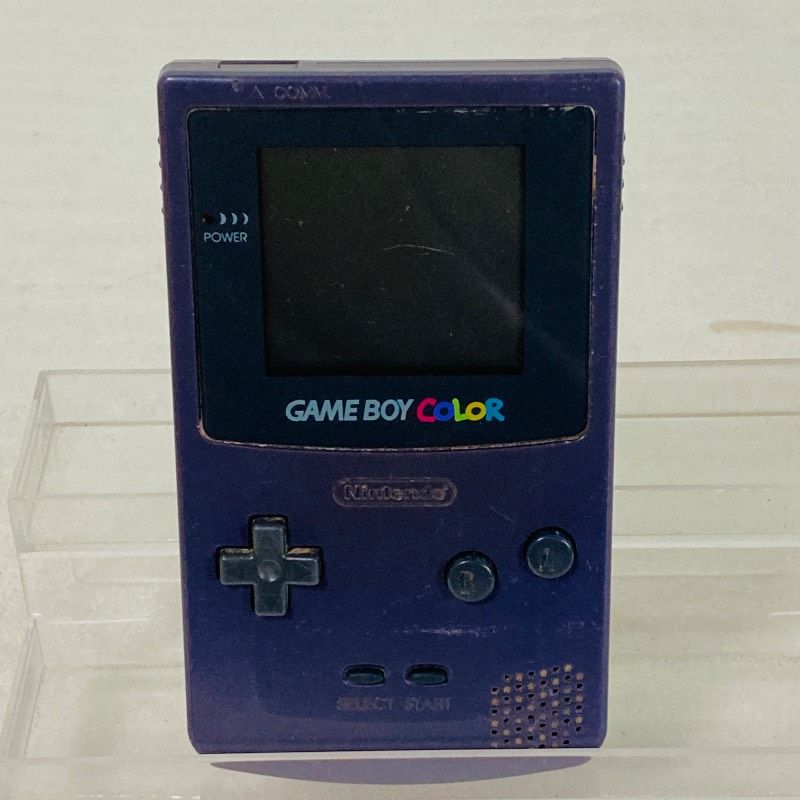動作確認済み】任天堂 ゲームボーイカラー パープル ブルー CGB-001
