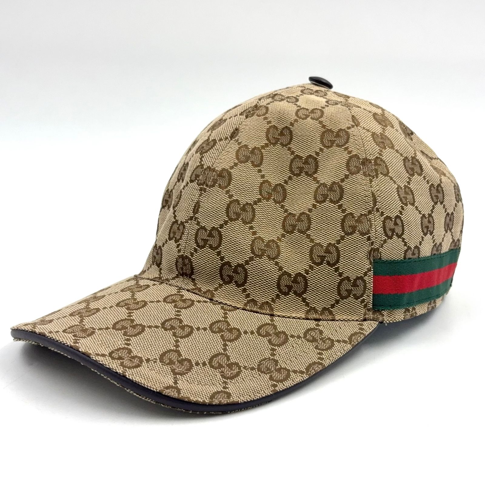 【新着】GUCCI ベースボール GGキャンバス キャンバス ベージュ、マルチカラー 帽子 ゴールド 200035
